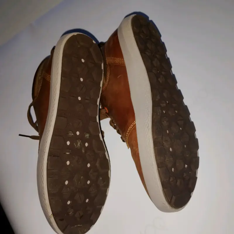 Zapatos casuales de cuero marrón para hombre - 2
