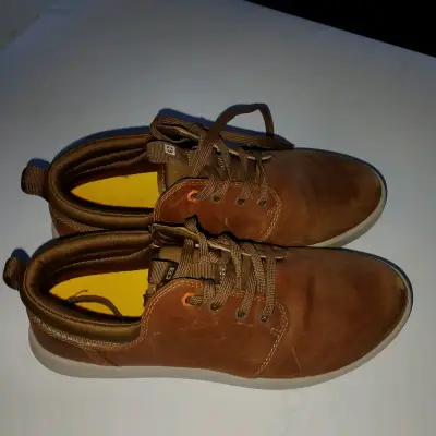 Zapatos casuales de cuero marrón para hombre - miniatura 3