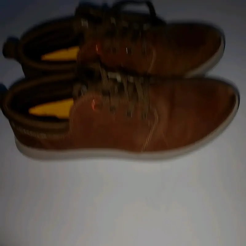Zapatos casuales de cuero marrón para hombre - 4