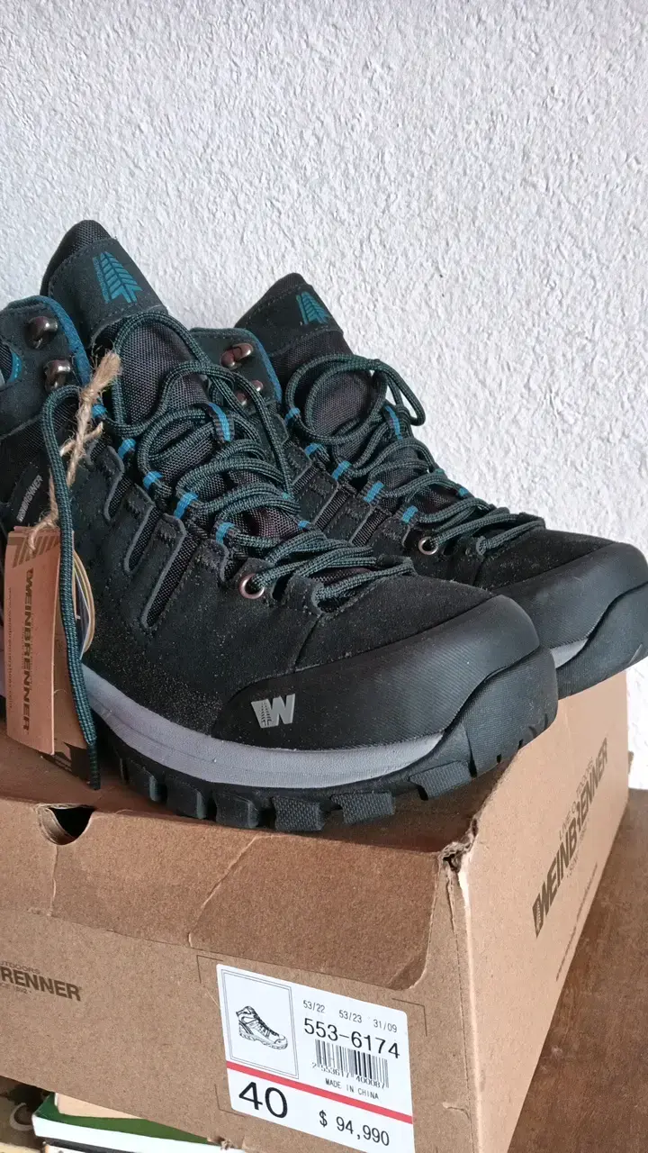 Botas de trekking Weinbrenner negras talla 40 - 1