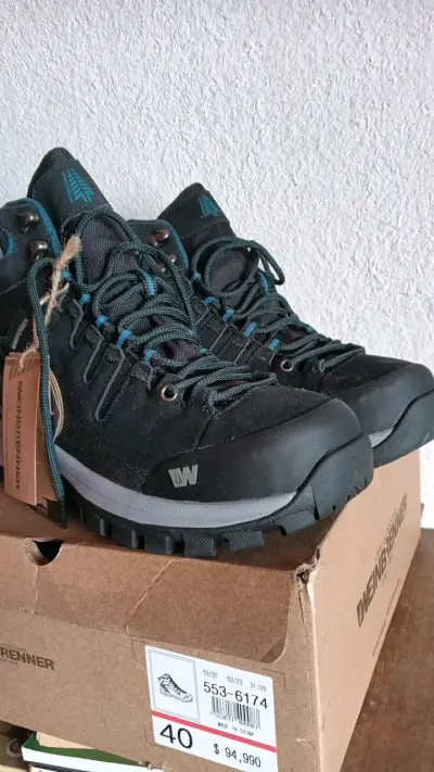 Botas de trekking Weinbrenner negras talla 40 - miniatura 1