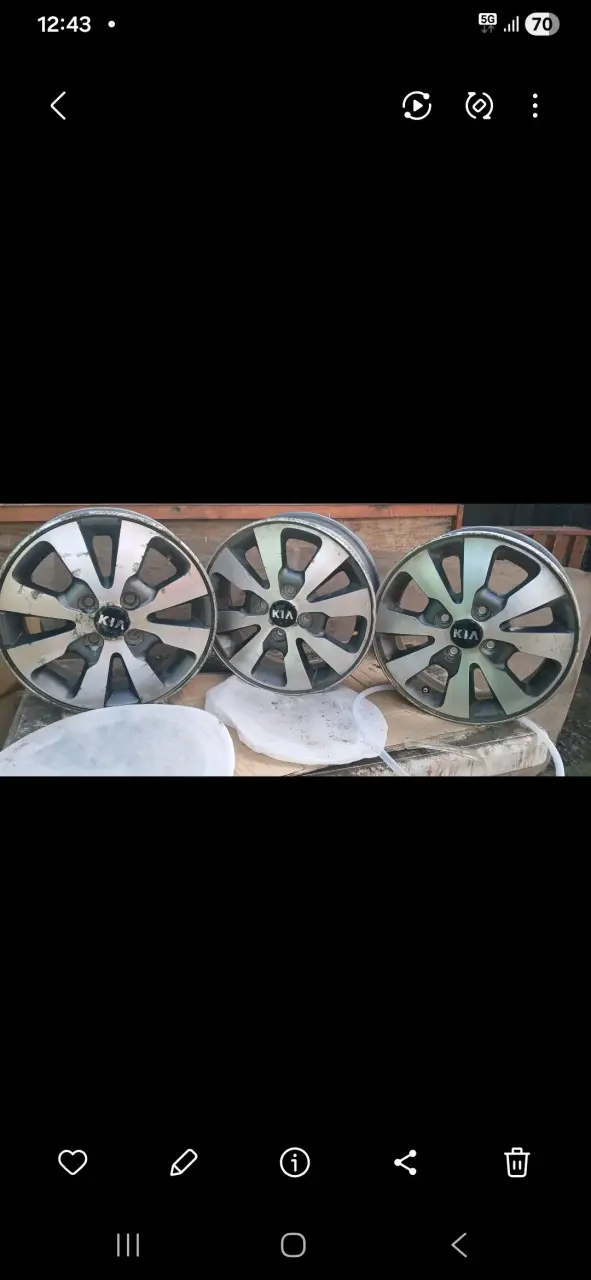 Llantas Kia Morning aro 14 usadas - 3