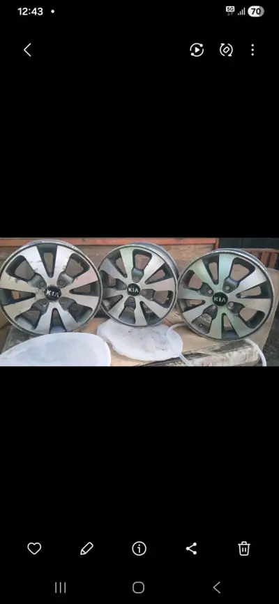 Llantas Kia Morning aro 14 usadas - miniatura 3