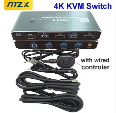 Conecta 2 PC a 1 Monitor y Sus Perifericos - miniatura 1