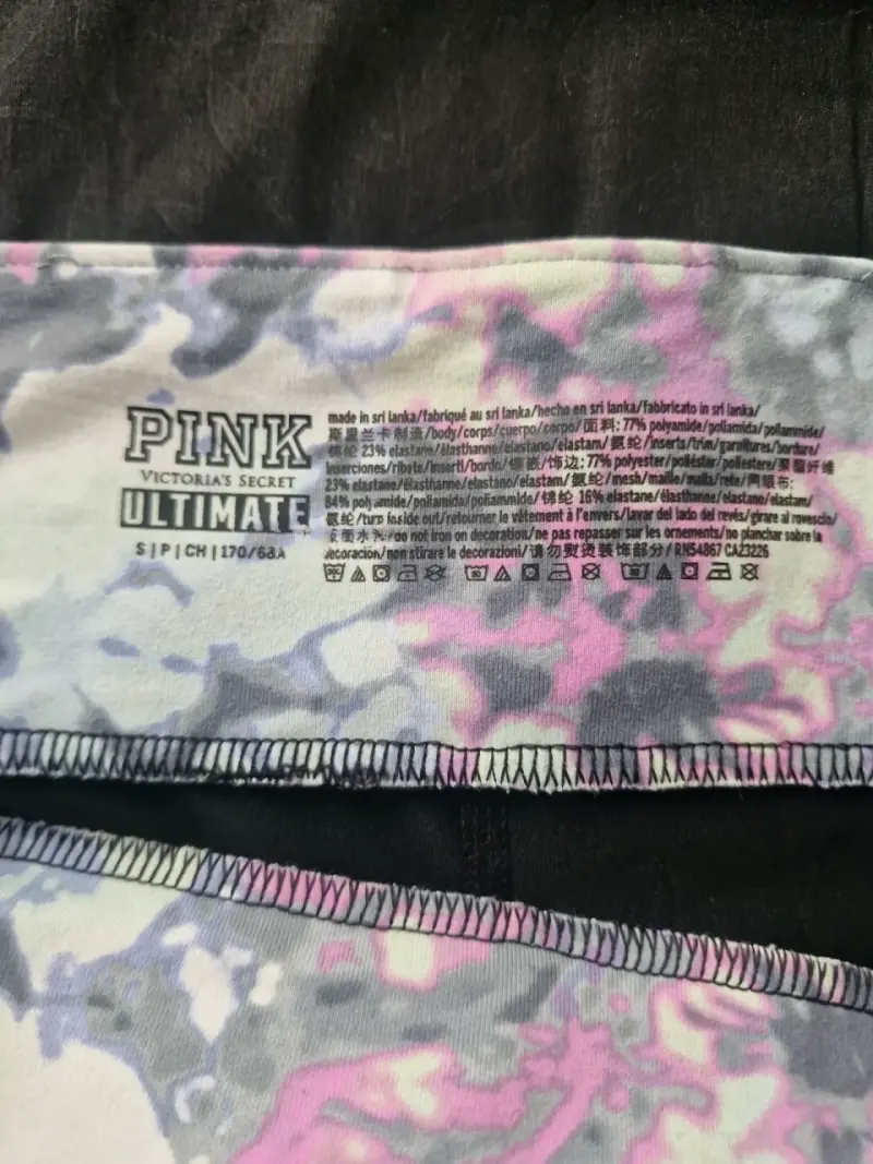 Leggings deportivos PINK con estampado floral - 5