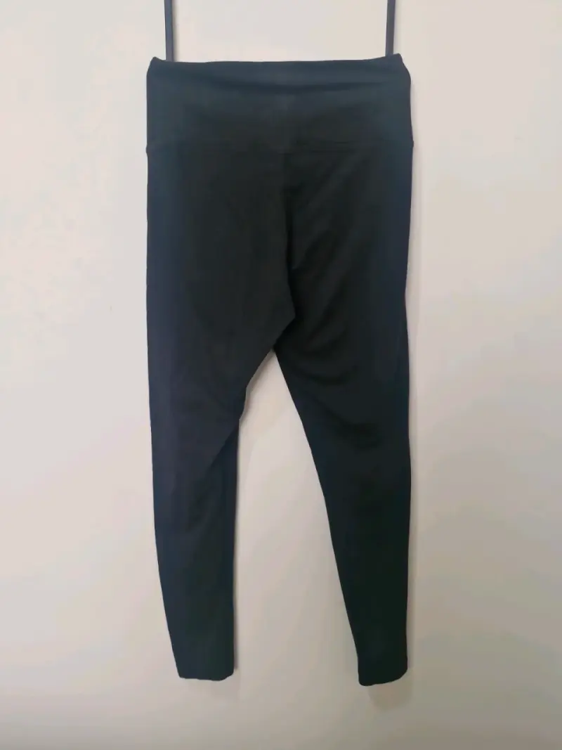 Leggings PINK negros de algodón para mujer M - 2