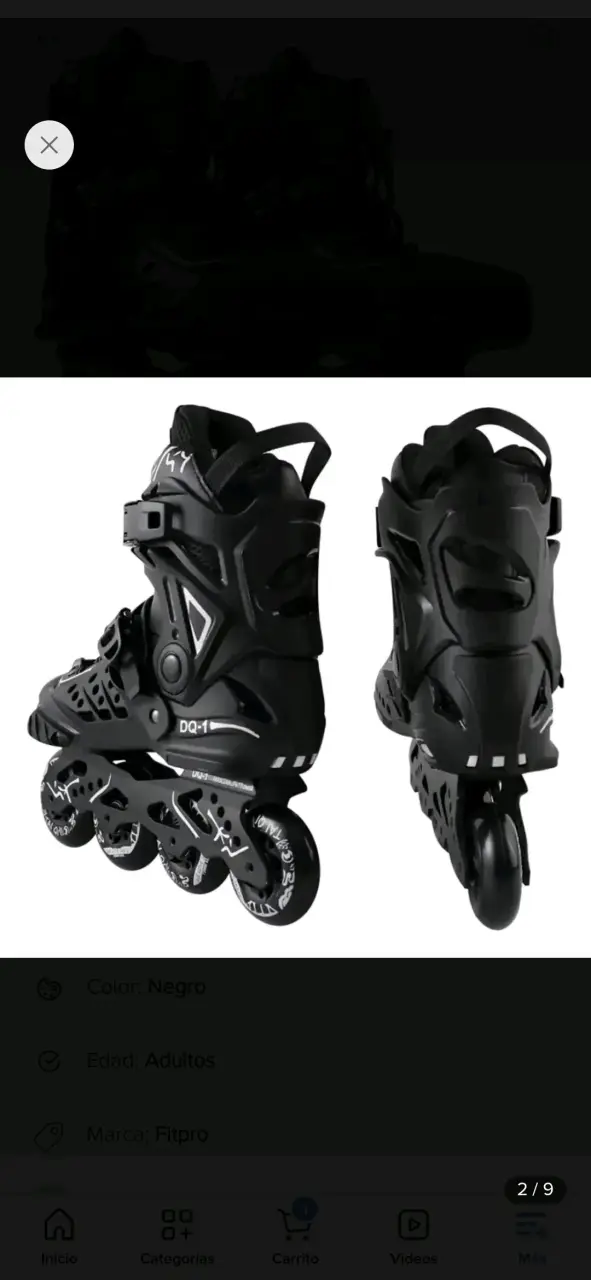 Patines en línea D1 Talla 40 - 2