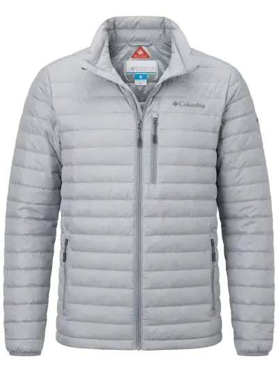 Chaqueta Columbia térmica gris para hombre - miniatura 1