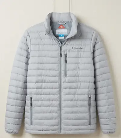 Chaqueta Columbia térmica gris para hombre - miniatura 2