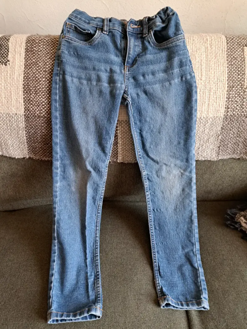 Jeans de mezclilla azul para niños - 1