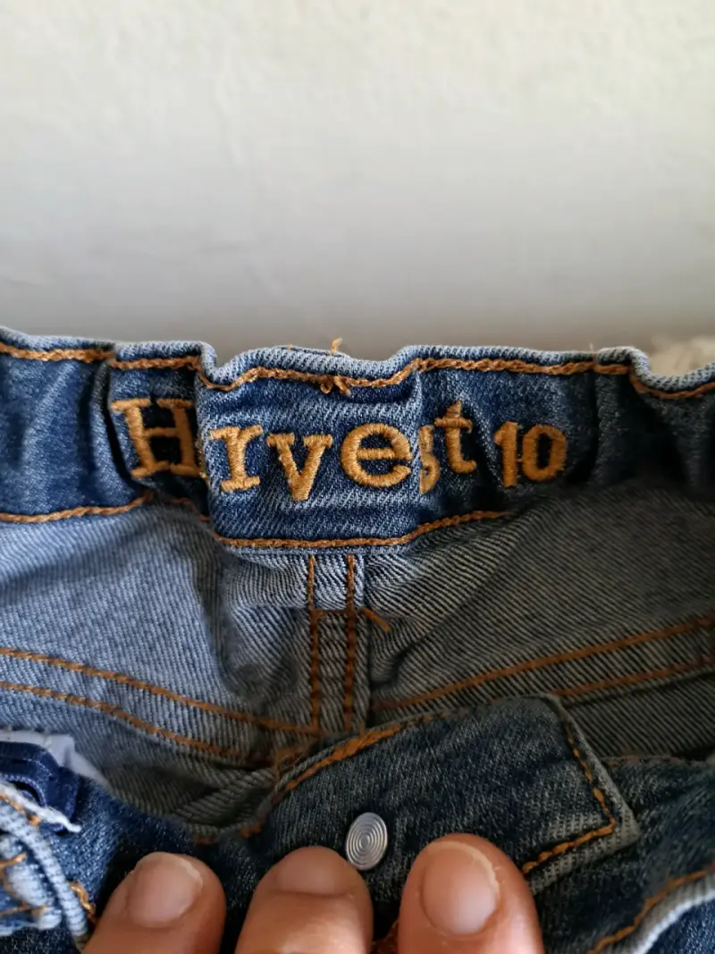 Jeans de mezclilla azul para niños - 2