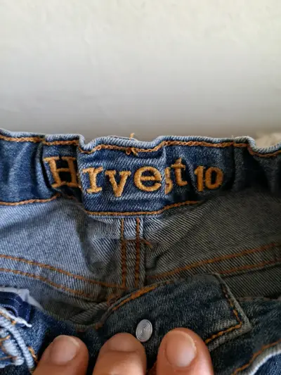 Jeans de mezclilla azul para niños - miniatura 2