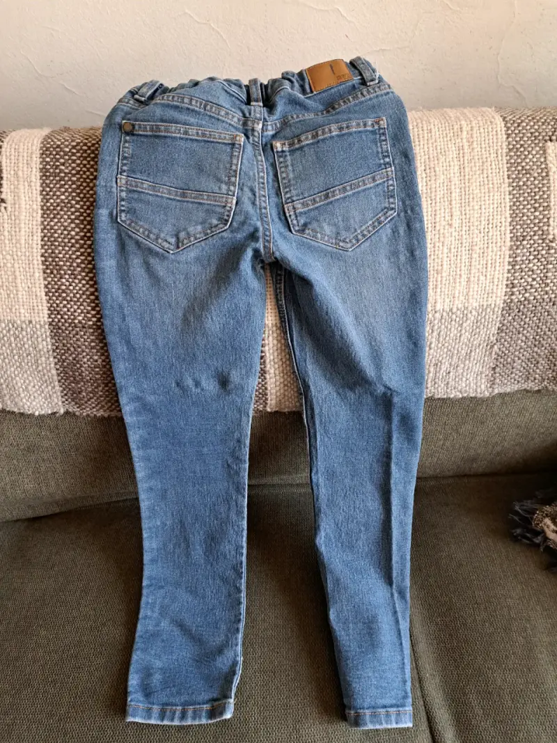 Jeans de mezclilla azul para niños - 3