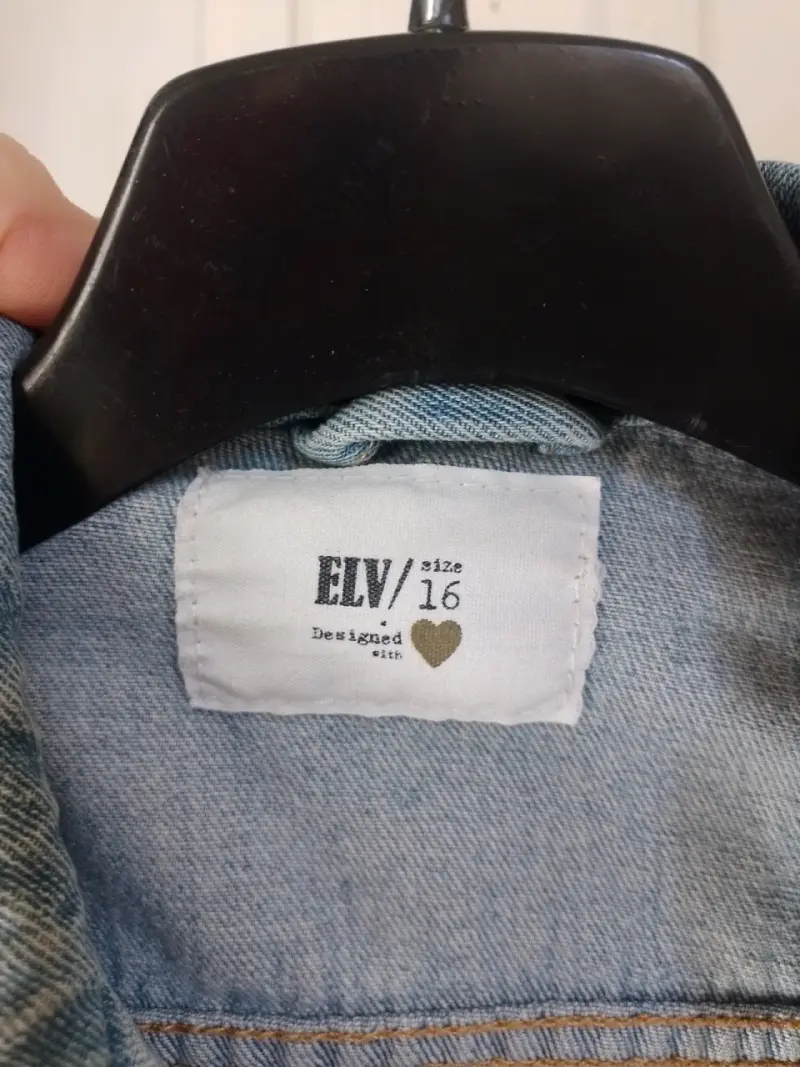 Chaqueta de mezclilla con lentejuelas ELV - 2
