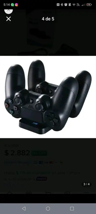 Consola PS4 con juegos y controles - miniatura 5