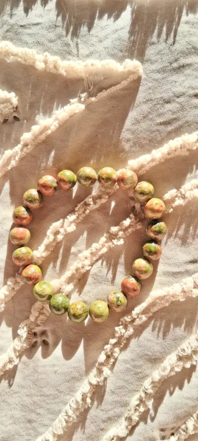 Pulsera de cuentas de distintas piedras preciosas - miniatura 2