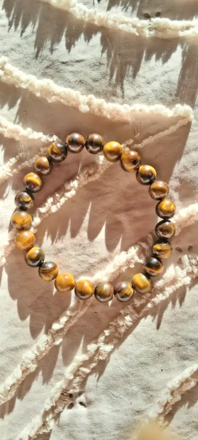 Pulsera de cuentas de distintas piedras preciosas - miniatura 3