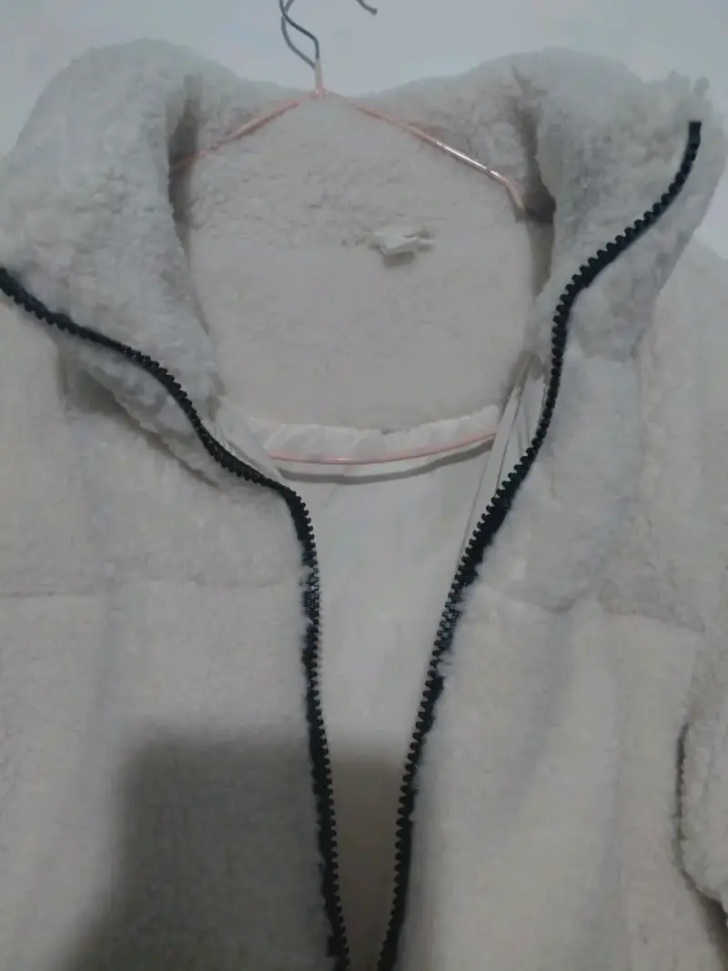 Chaqueta de abrigo blanca acolchada - 3