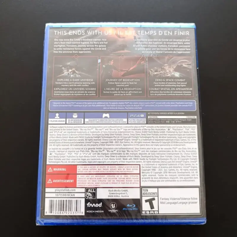 Juego PS4 Chorus (Chorvs) nuevo sellado - 2