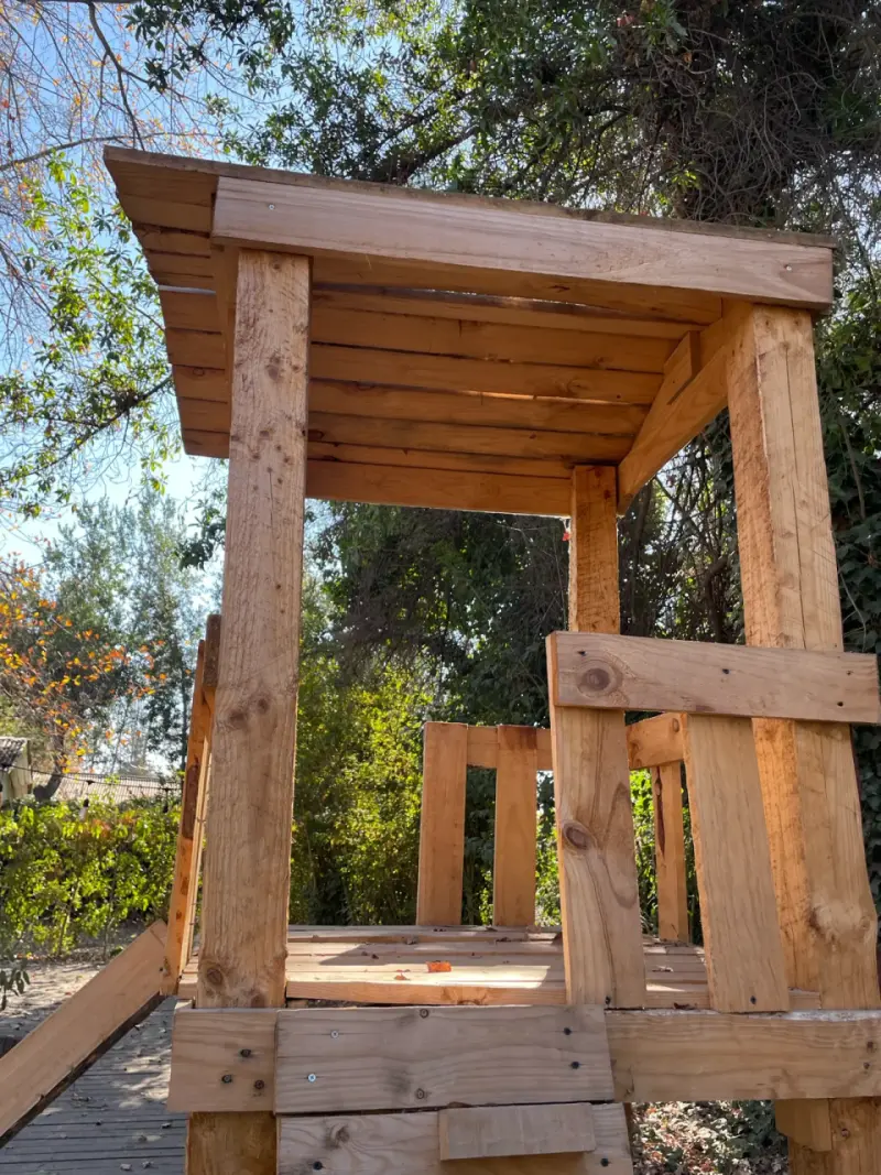 Casa de árbol de madera para niños - 3