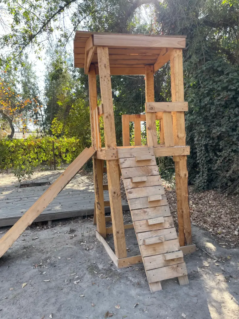 Casa de árbol de madera para niños - 4