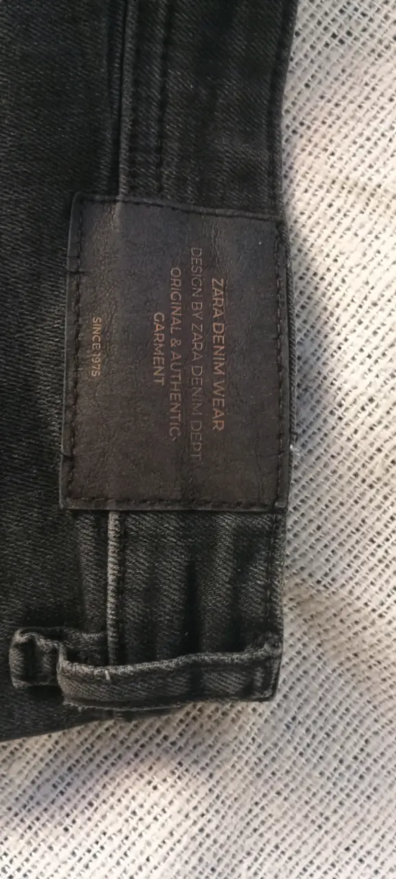 Jeans negros desgastados para hombre - 3