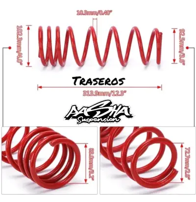 Espirales Progresivos para Honda Civic 1990-2000 - miniatura 3