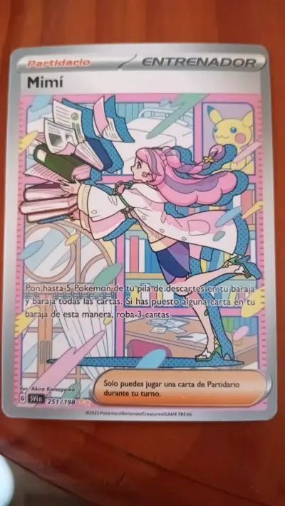 Carta Pokémon Entrenador Mimí - miniatura 1