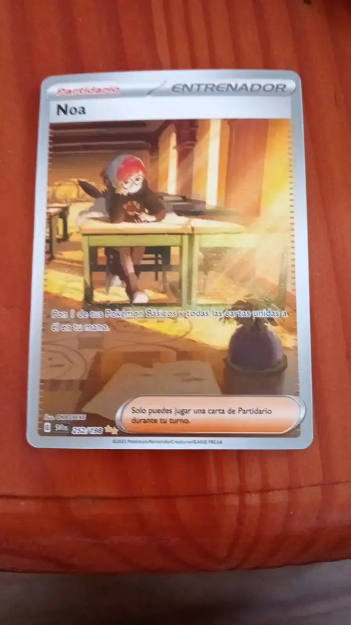 Carta Pokémon Entrenador Noa - 1