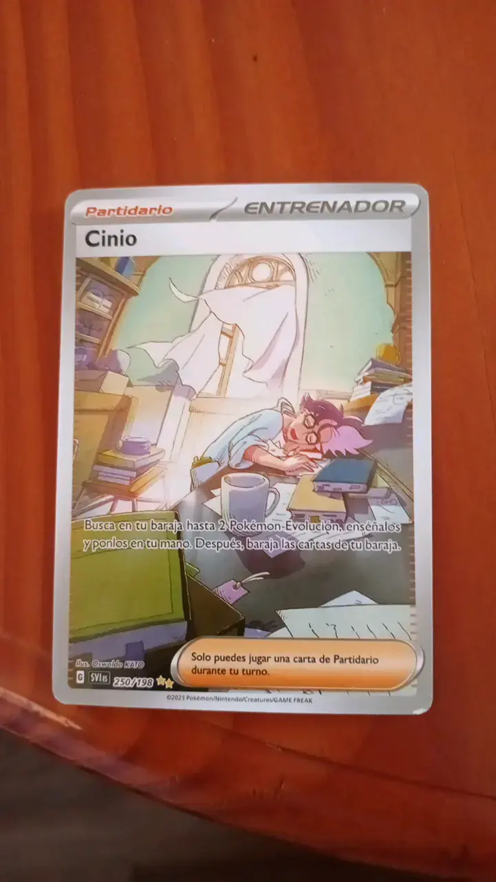 Carta Pokémon Entrenador Cinio - 1