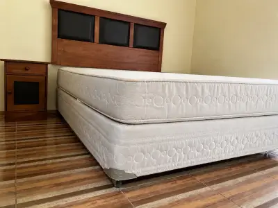 Cama matrimonial marca CIC+ Colchón 2 PL regalo - miniatura 1
