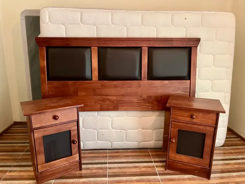 Cama matrimonial marca CIC+ Colchón 2 PL regalo - 5