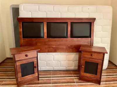 Cama matrimonial marca CIC+ Colchón 2 PL regalo - miniatura 5