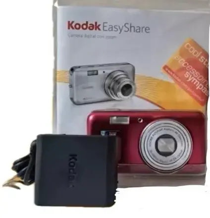 Cámara digital Kodak EasyShare V803 compacta roja - 5