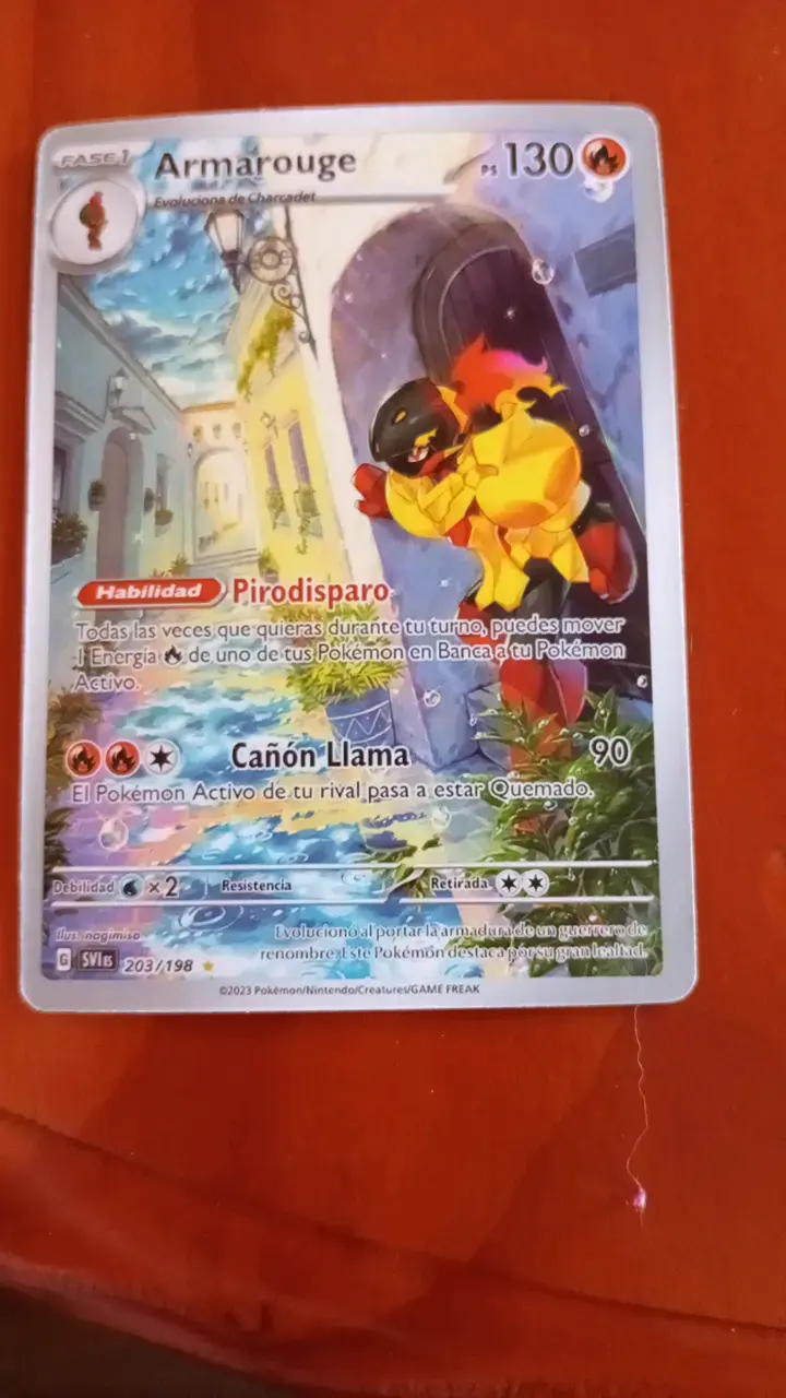 Carta Pokémon Armarouge holográfica - 1
