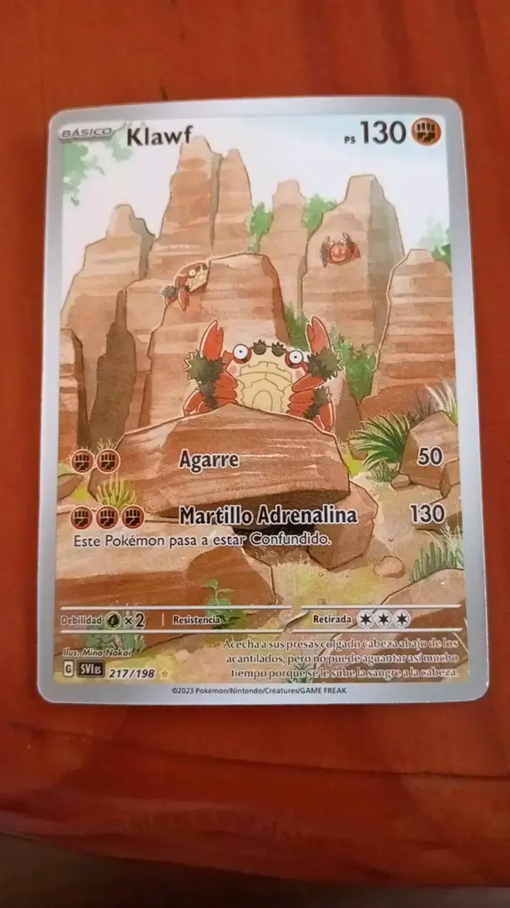 Carta Pokémon Klawf Básico PS 130 - 1