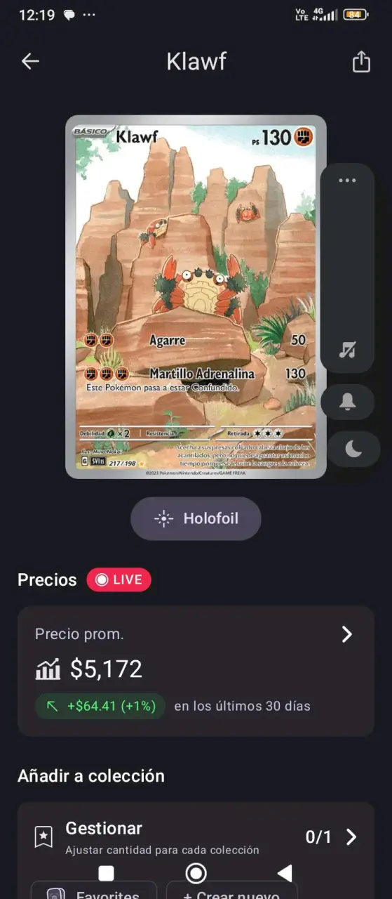 Carta Pokémon Klawf Básico PS 130 - 2