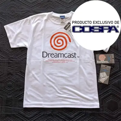 Polera blanca original Sega Dreamcast marca COSPA - miniatura 1