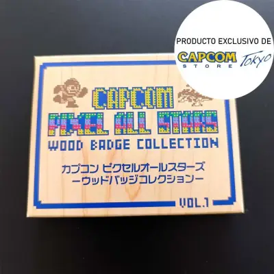 Colección de Insignias de Madera Capcom Pixel All Stars - miniatura 1