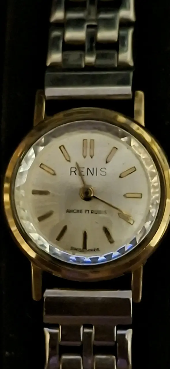 Reloj de pulsera Renis dorado clásico - 1