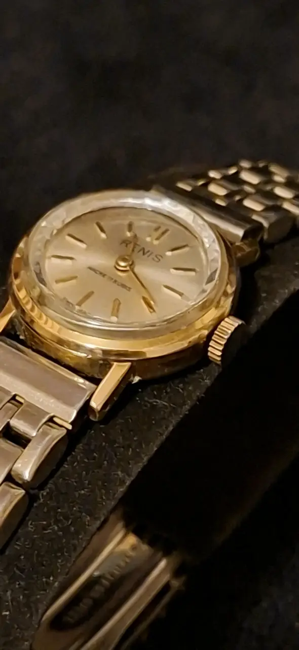 Reloj de pulsera Renis dorado clásico - 2