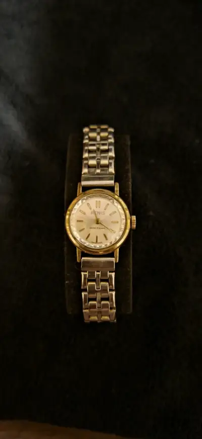 Reloj de pulsera Renis dorado clásico - miniatura 4