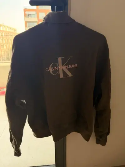 Polerón Calvin Klein  marrón - miniatura 1