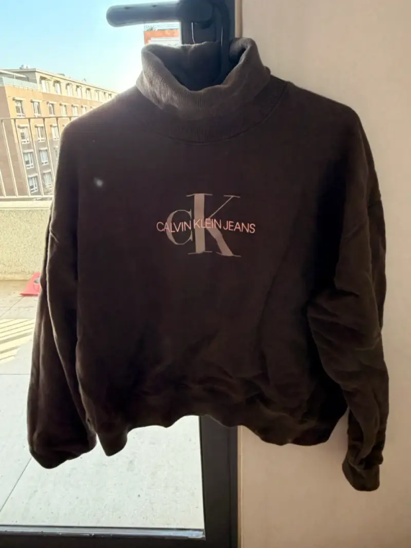 Polerón Calvin Klein  marrón - 2