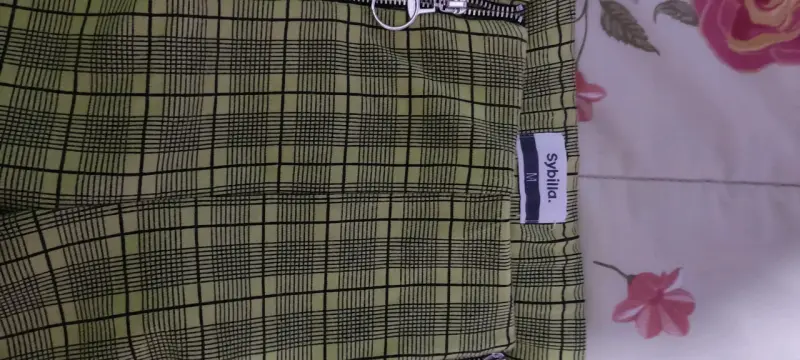 Pantalones a cuadros verdes estilo casual - 3