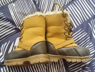 Botas de invierno para niños con forro polar - miniatura 1