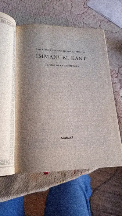 Libro 'Crítica de la razón pura' de Kant - miniatura 4