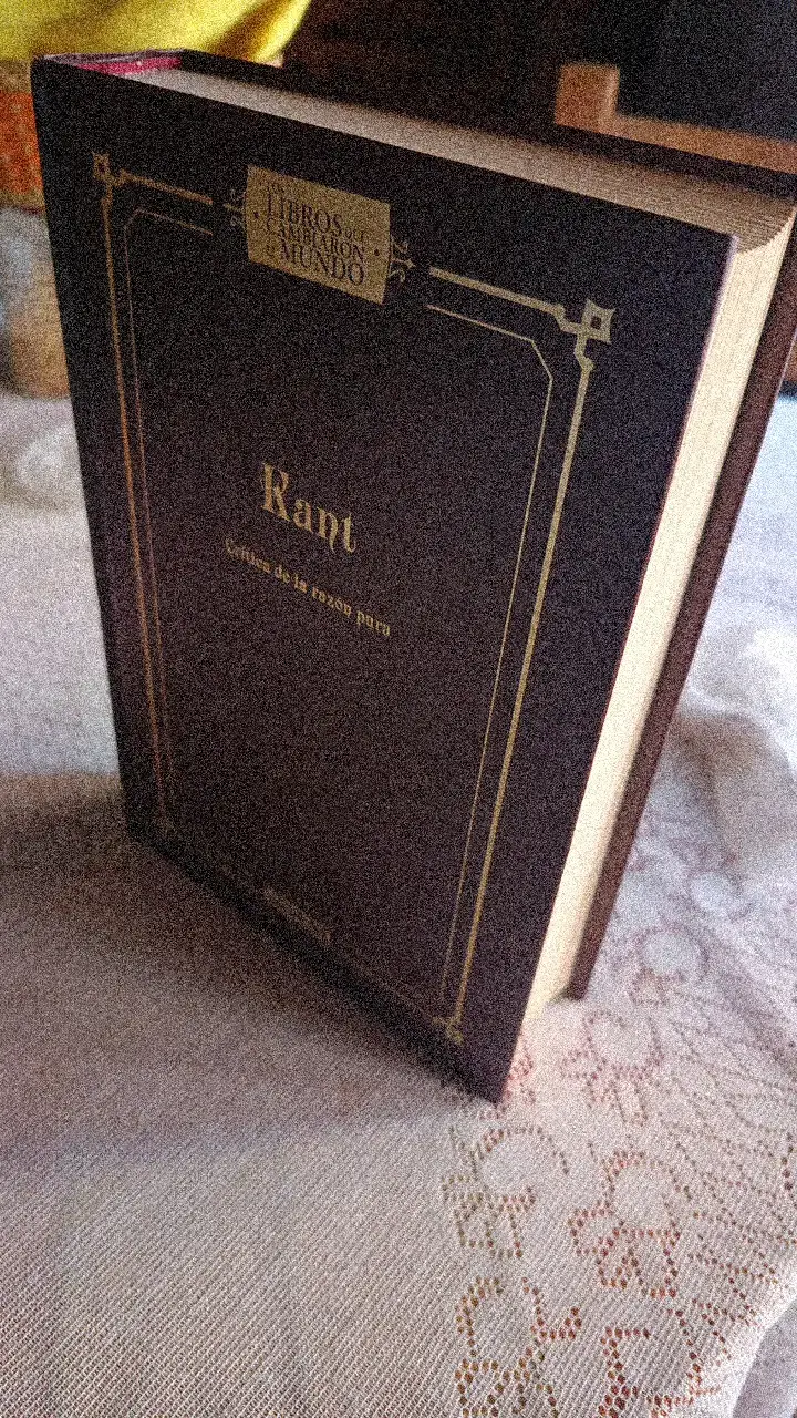 Libro 'Crítica de la razón pura' de Kant - 5