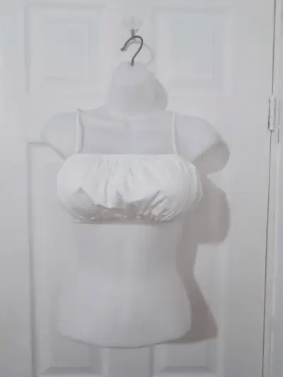Top blanco  para mujer - miniatura 1