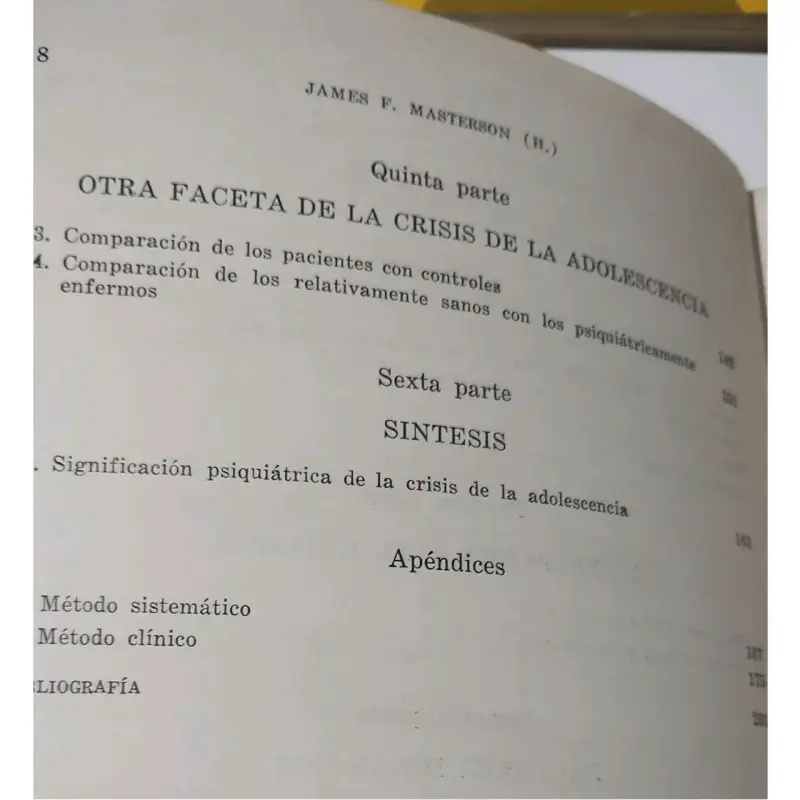 El Dilema Psiquiátrico del Adolescente - J.F. Masterson - 3